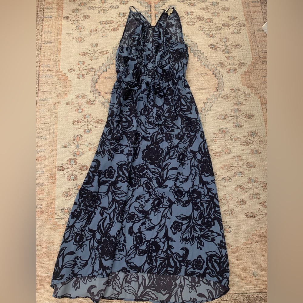 LOFT halter neck summer maxi dress - size S